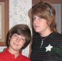 Kenneth, starting middle school & Joan, starting high school!