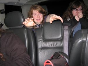 Emily and Becky, November 2008