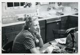 Mommom in the kitchen of the Broomall house.