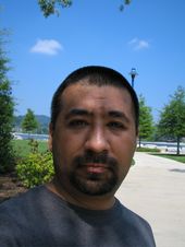 This is me in Chattanooga, on the Riverwalk just downstream from the dam. This was taken the weekend of the Gumnick-Jones Wedding. 