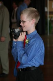 Roberto, future filmmaker.