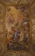 The ceiling of Santa Maria Maddalena, which we visited during our evening walk